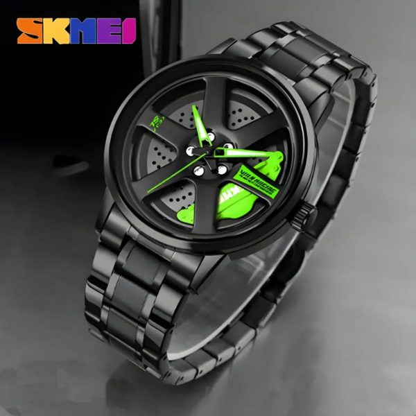 SKMEI 1787 Rotation Wheel Stainless Steel Watch