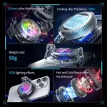 Plextone UF1 RGB Magnetic Radiator Phone Cooler - Image 6